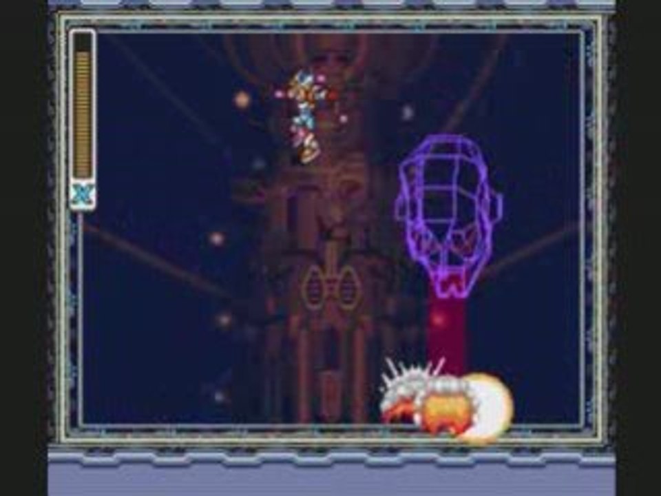 Megaman X2 , 11 ) La fin avec un boss pixel