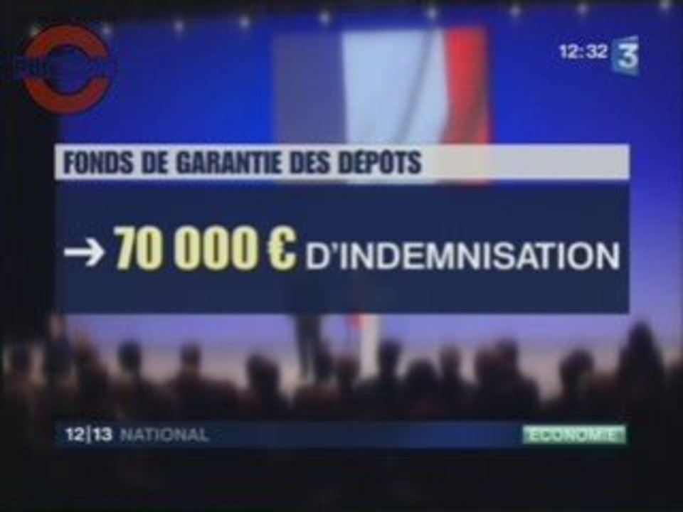 Sarko veut protéger les épargnants