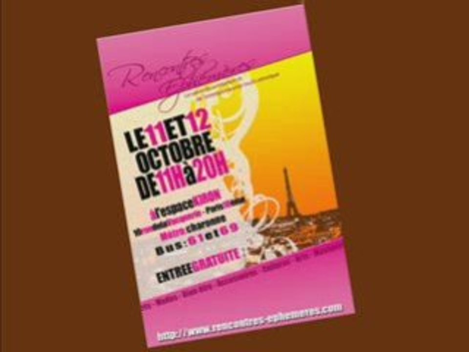 Rencontres Ephemeres Octobre 2008