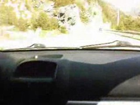 monté du col du mont cenis avc le rs et le 205 gti