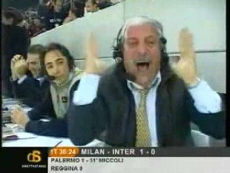 Milan 1-0 inter Commentaires Italien