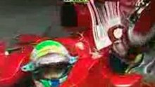 Massa, Ferrari F1 Driver, Accident at Pit Stop in Singapore
