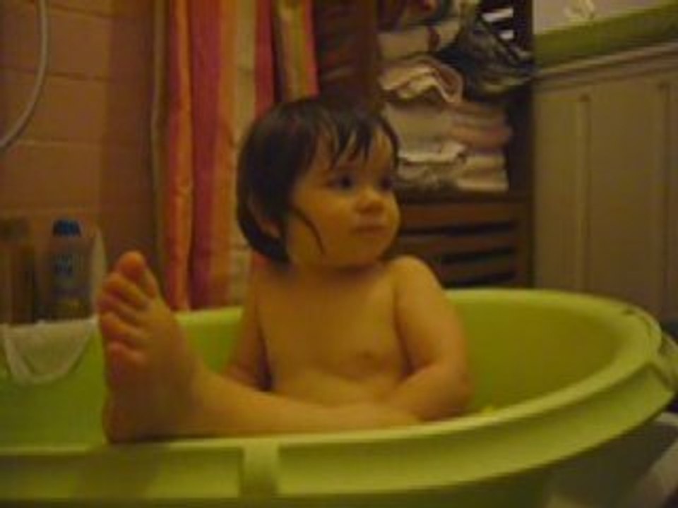 Dans le bain