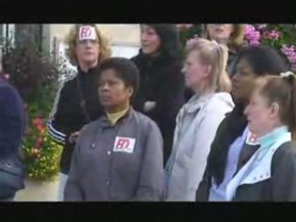Manifestation à St-Denis intervention FO Pascal Robert