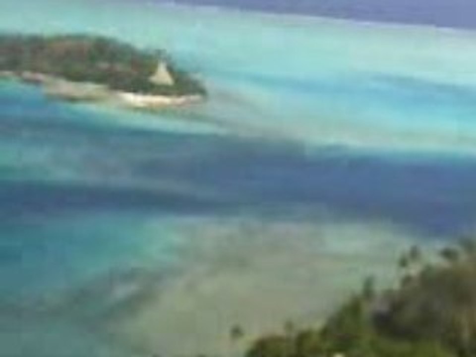 blue turquoise de bora  bora