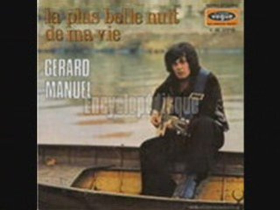Gérard Manuel Je te paris qu'il pleut à Paris (1972)