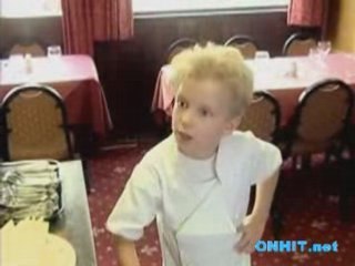 Little Chef Ramsey Tells off Owner