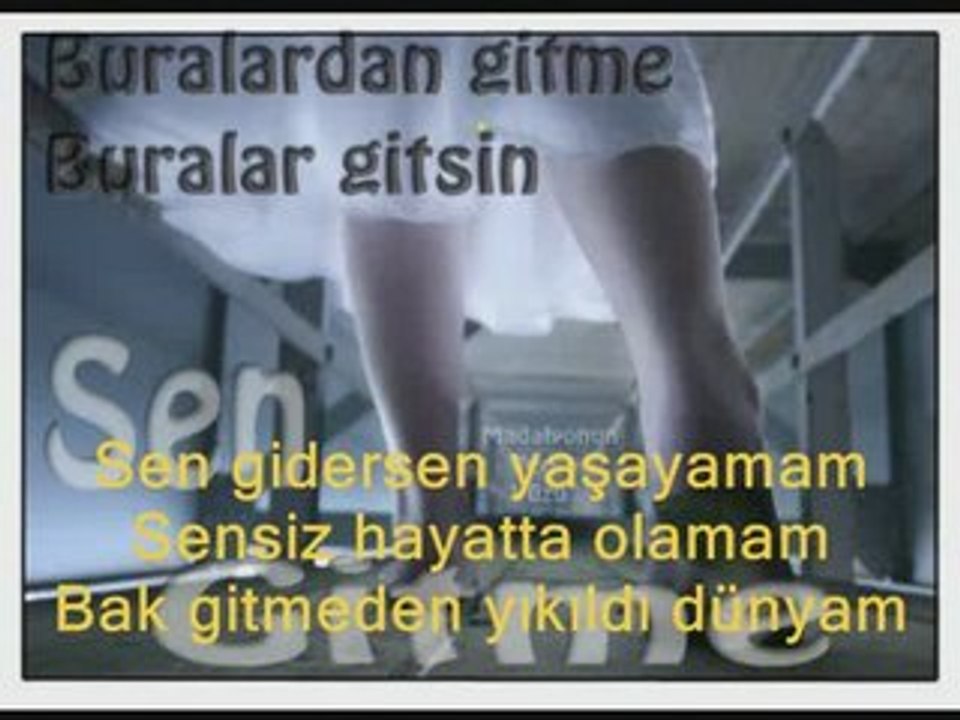 Yar gitme - Ismail YK - Gurbetim karaoke - alt yazi