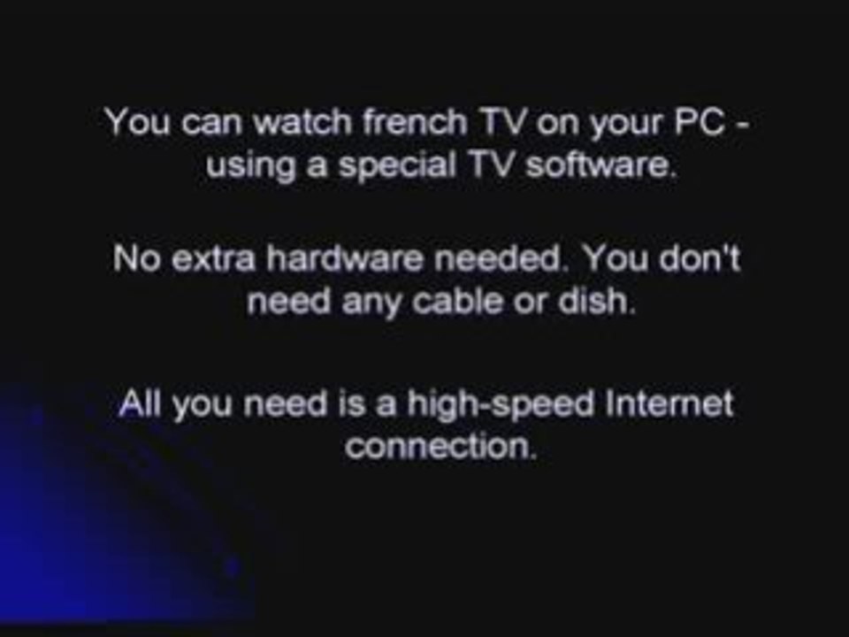 France TV online: watch France Internet TV channels on PC