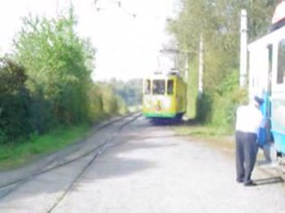 Arrivée des motrices 5 & 74 à Marquette dépot