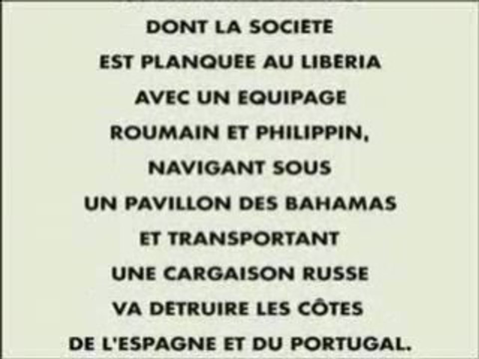 Mondialisation marée noir