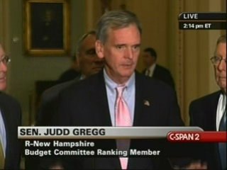 The BailOut Fiasco: Sen. Judd Gregg