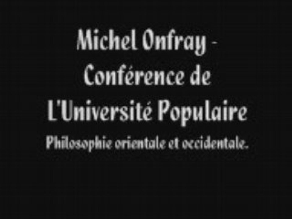 Onfray oriental occidental