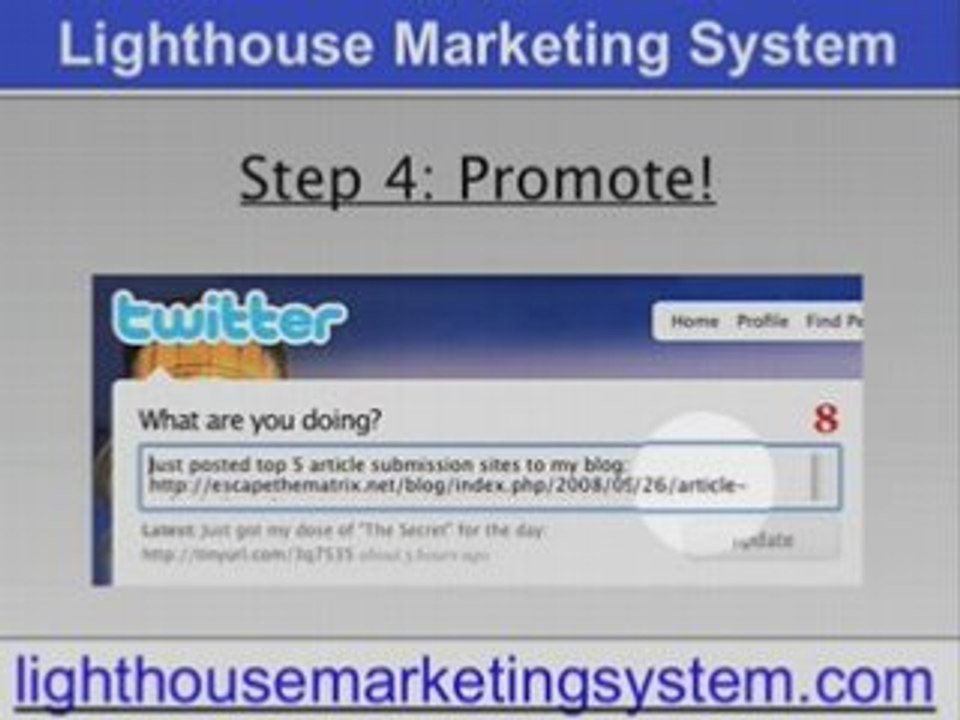 Easy blog and  promote strategy