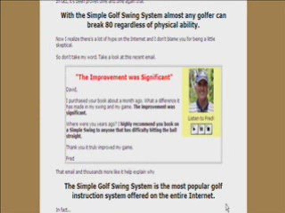Learn To Play Golf