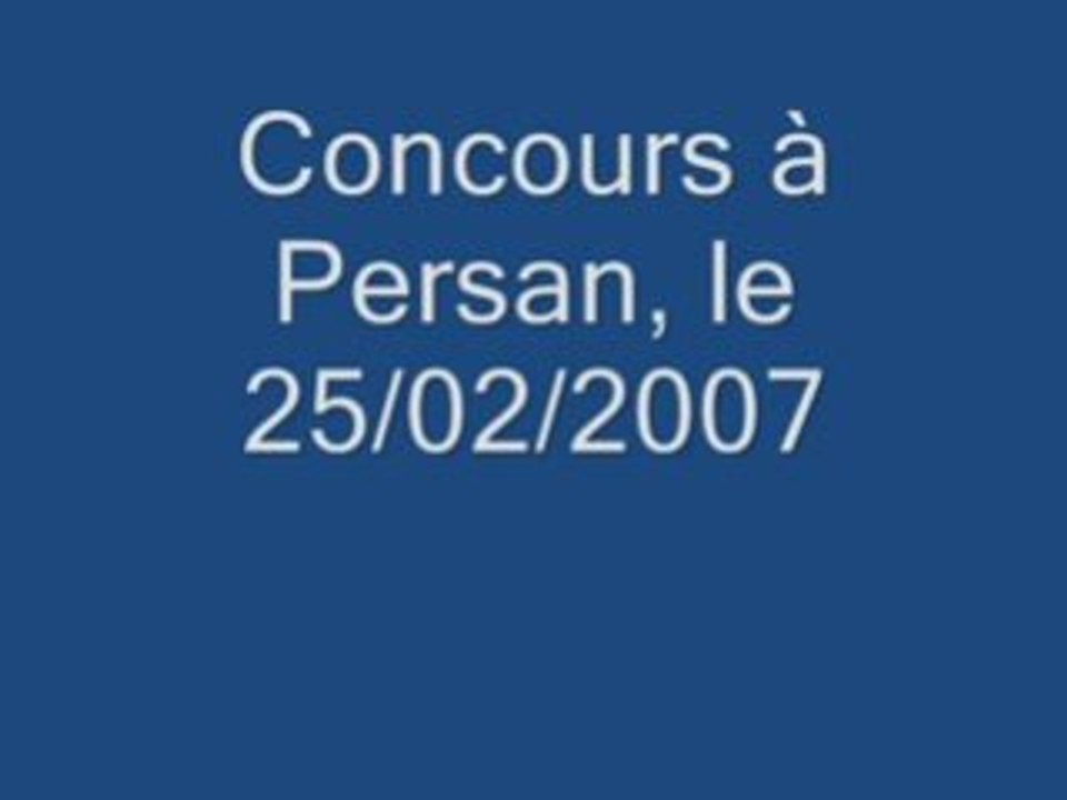 Persan le 25/02/2007