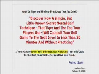 Golf Training Techniques That Work!