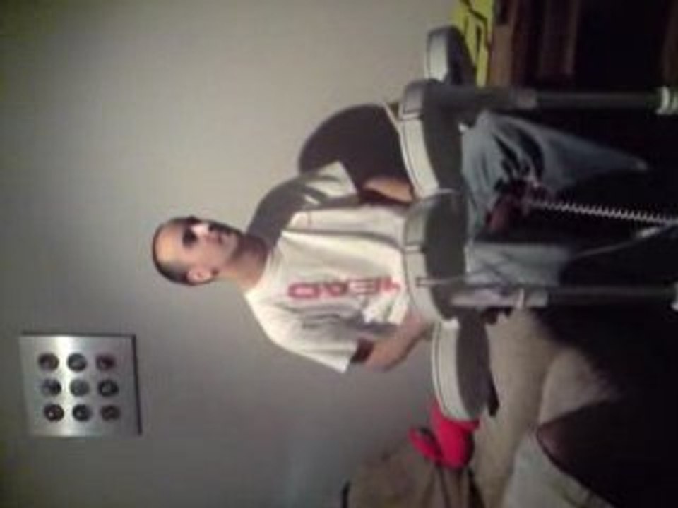 Christophe à la  batterie