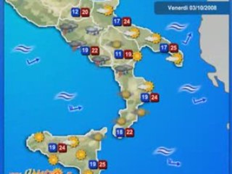 Video Meteo 3 Ottobre