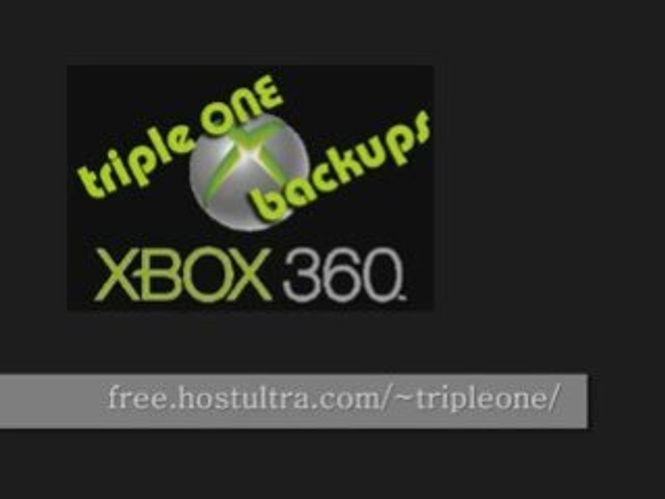 Xbox 360 Backup Games