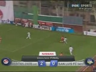 Argentinos 2 San Luis 0 Copa Sudamericana 01oct08