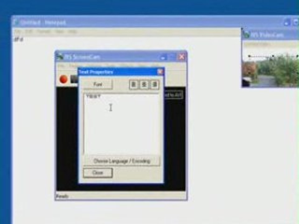 Make your own Flash and AVI Videos. How to use VideoCam