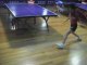 Tennis de table - Panier pas croisé en chine