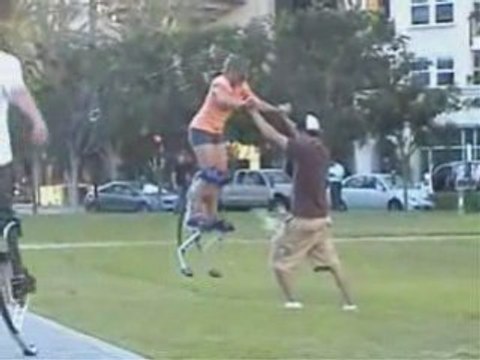 Jumping Stilts Learn and Burn