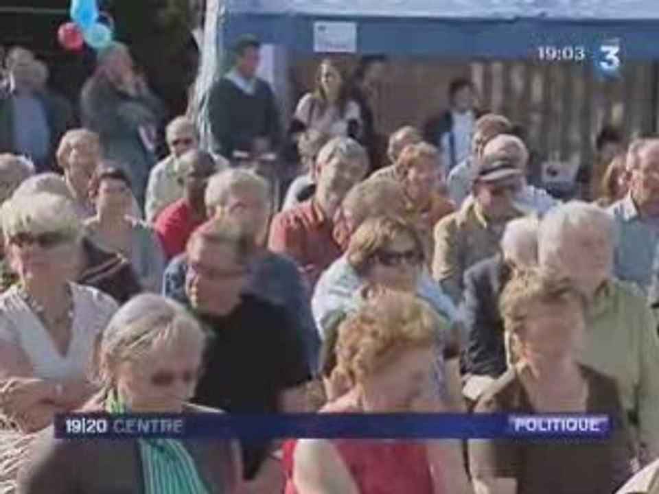 Martine Aubry dans le Loiret (France 3)