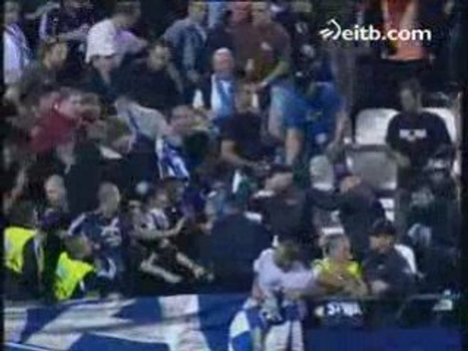 Atletico-Olympique de marseille Guardia civile fait du zéle