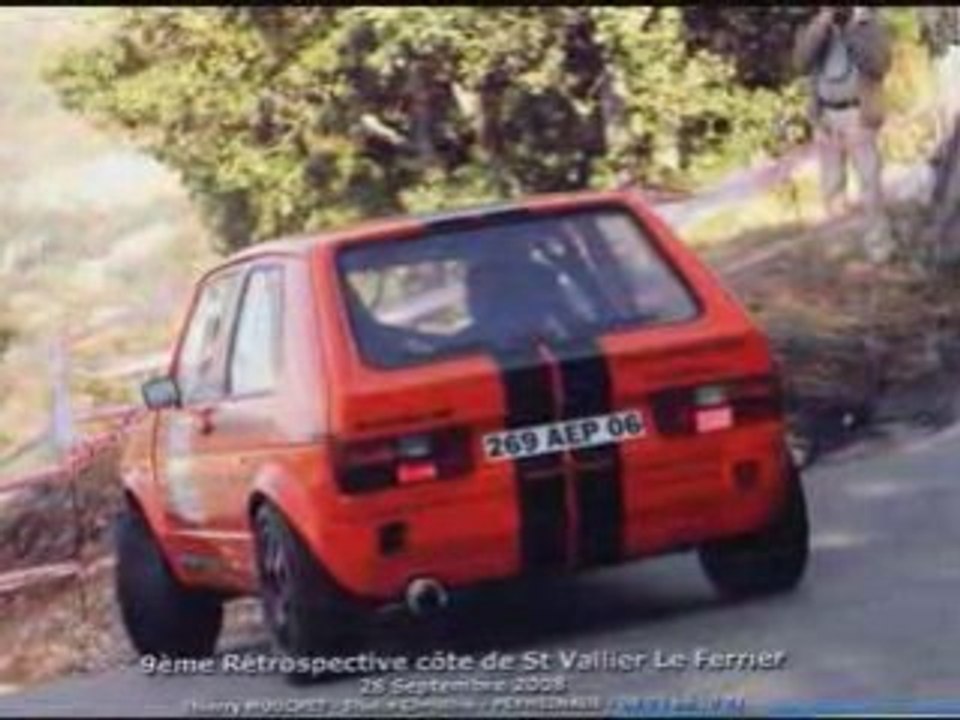 Montée historique St Vallier 2008 Golf 1 dans l'épingle G