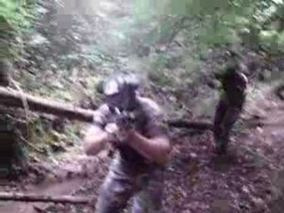 paintball en forêt