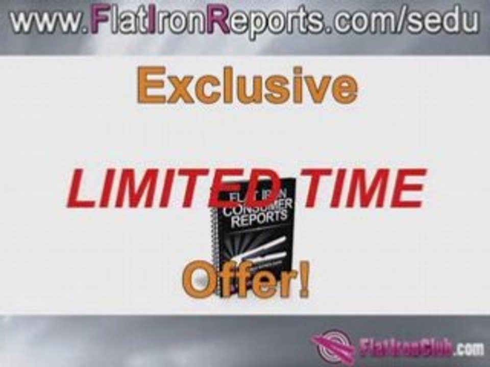 Buy Sedu Products: Flat Iron Consumer Review Report