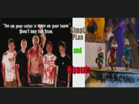 Simple Plan and chipmunks-take my hand