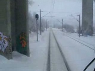 Zimna razhodka s vlakche