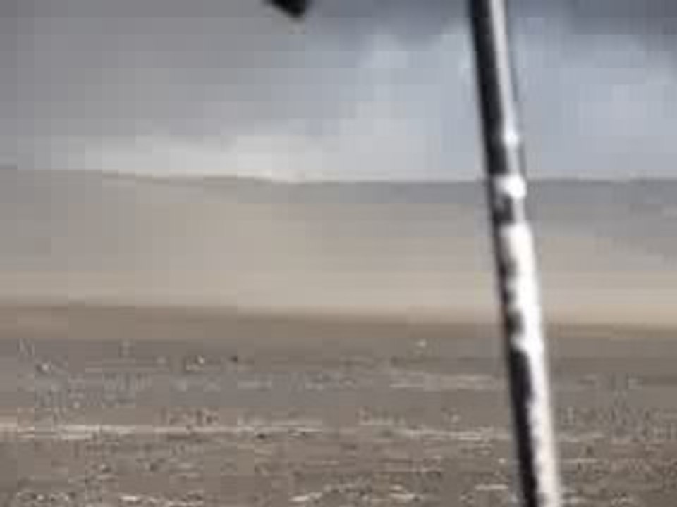 Tempête de sable en Islande