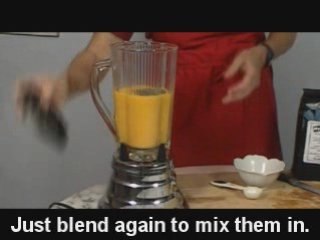 2 Minute Treat: Chia Mango Papaya Smoothie