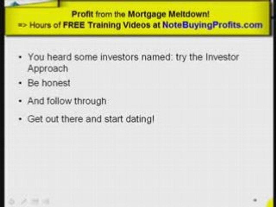 Finding Short Sales? NO! => Find NoteBuyingProfits.com