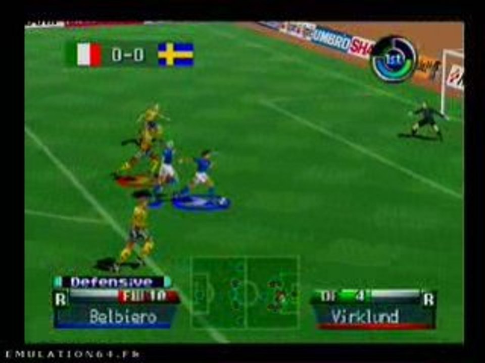 International Superstar Soccer 98 (N64)