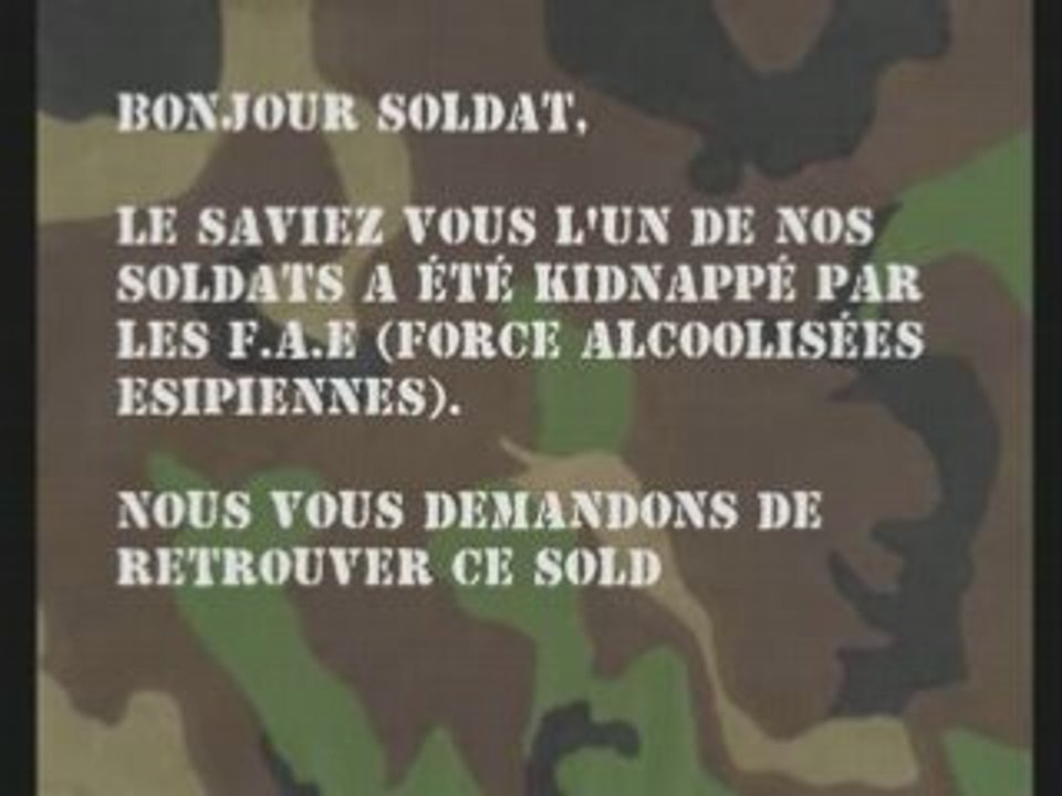 Fillot! Garde a Vous