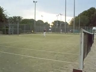 moi et élodie au tennis