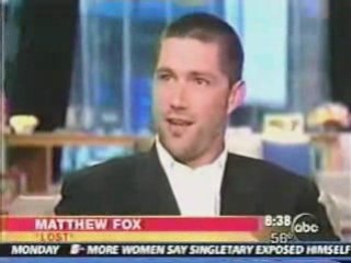 Matthew Fox on Good Morning America (2005)