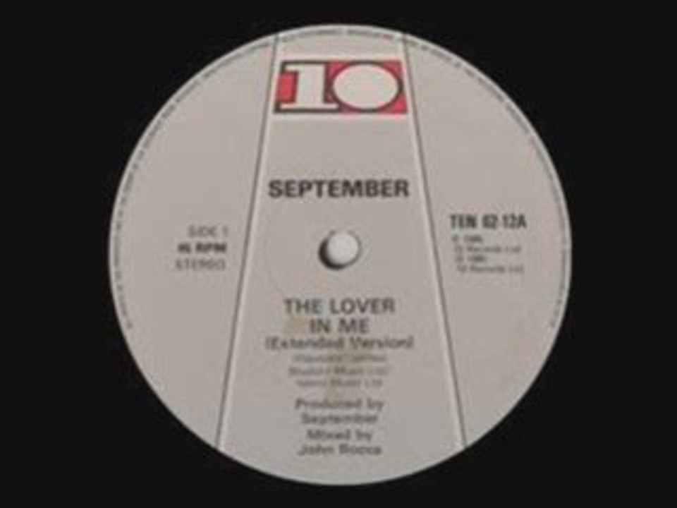 September ' the lover in me'
