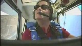 Female Stunt Pilot Onboard Stunt Footage