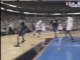 NBA basketball -Allen Iverson dunks on Vince carter