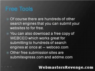 Submit Your Websites for Free