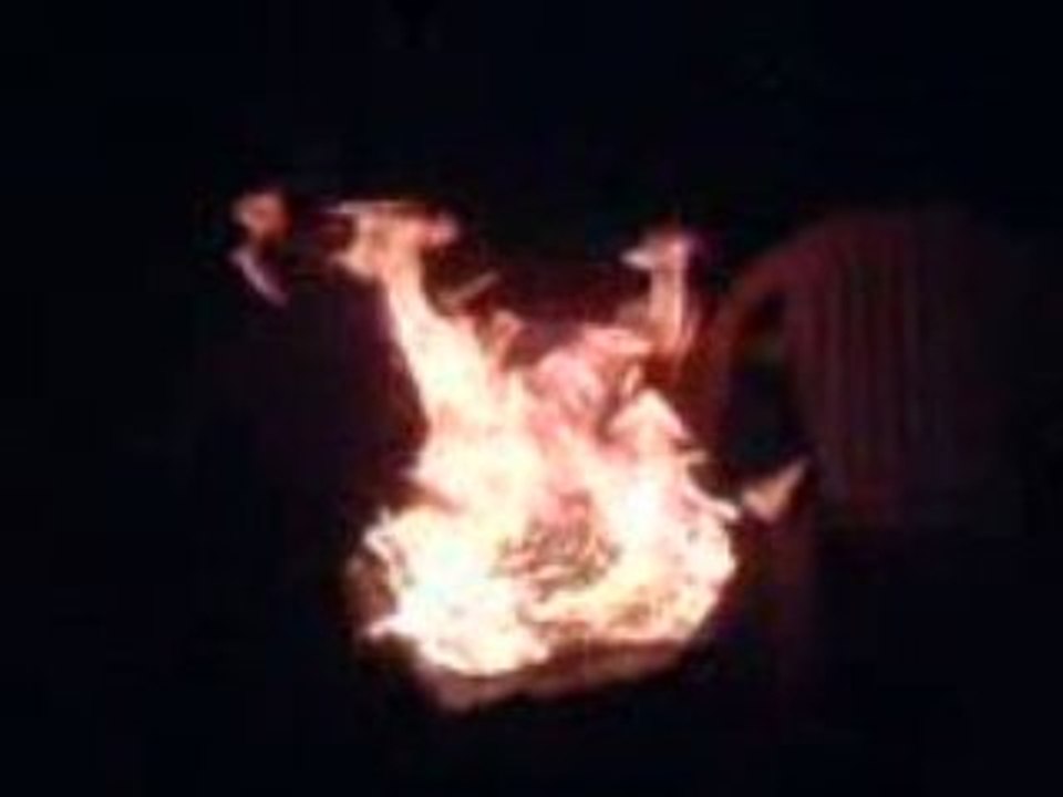 barbuc en feu