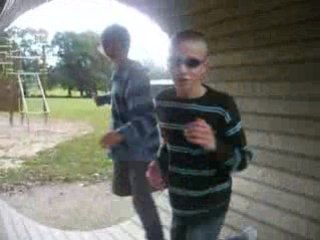 les mecs en plein maraton