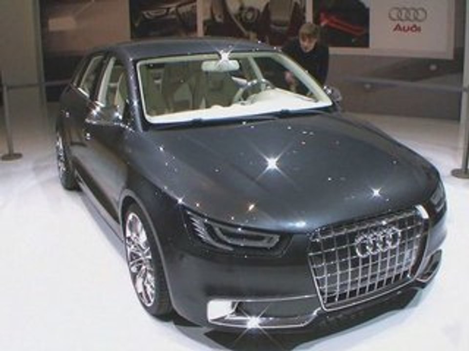 MONDIAL DE L'AUTO   AUDI A1 SPORTBACK CONCEPT  HD720P