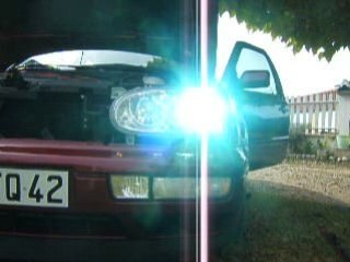 Feux xenon 6000K en H7 sur golf III